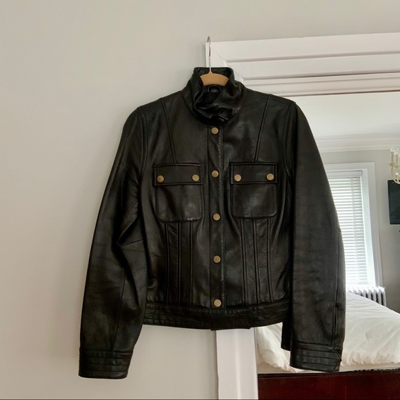 Vintage Banana Republic Leather Jacket - Picture 1 of 5